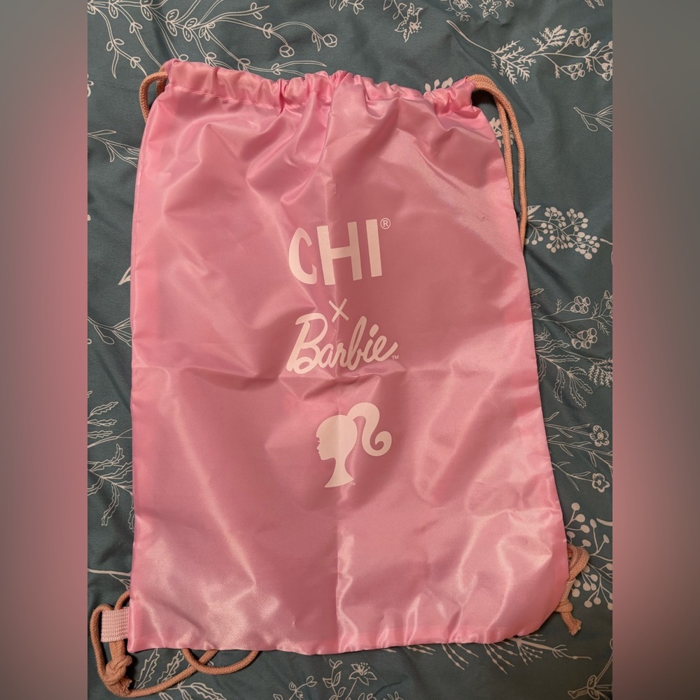 Pink Drawstring Bag